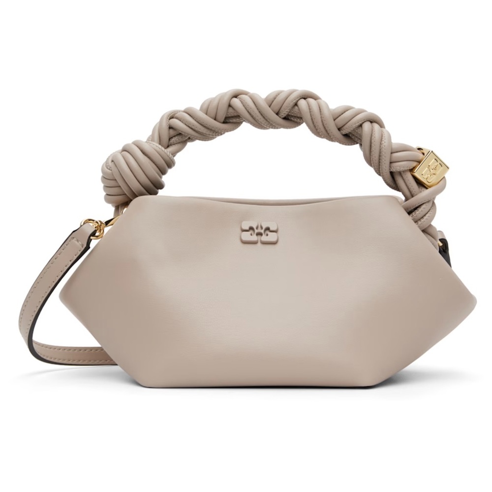 NWT Ganni mini Bou bag (oyster)
